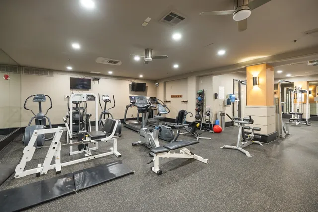 a view of terrace with seating space