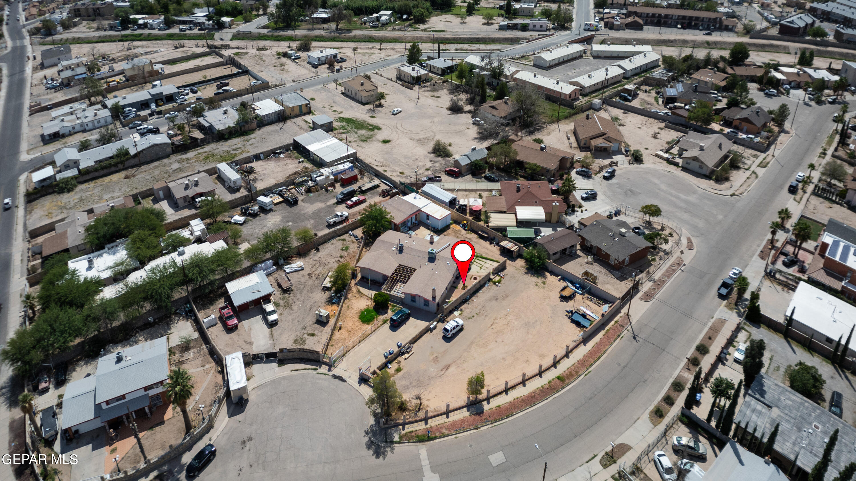 7828 Caliche Drive El Paso, TX 79915 - Photo 34 of 34 an aerial view of a city
