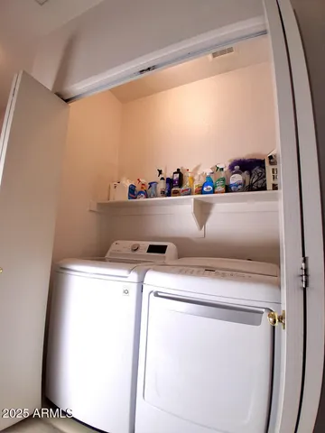 a view of washer and dryer
