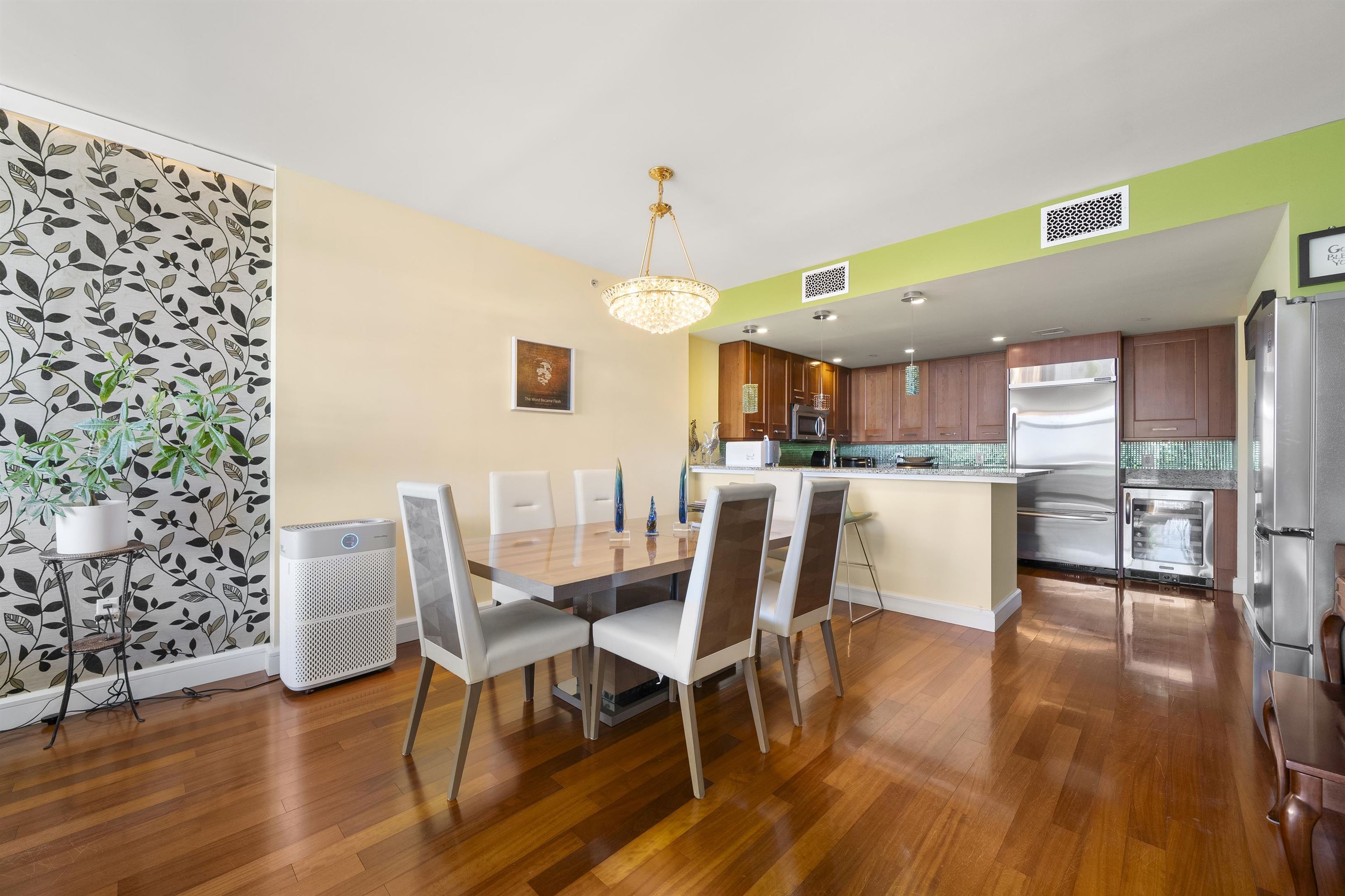 8100 River Road, Unit 1011 North Bergen, NJ 07047 - Photo 4 of 35 a dining room with furniture and wooden floor