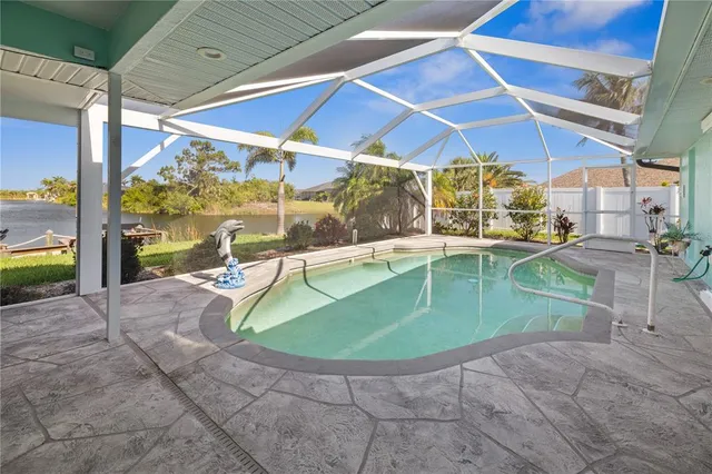 a view of a indoor swimming pool