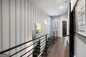 2328 Mason Drive Atlanta, GA 30316 - Photo 23 of 40 a view of a hallway with wooden floor and staircase
