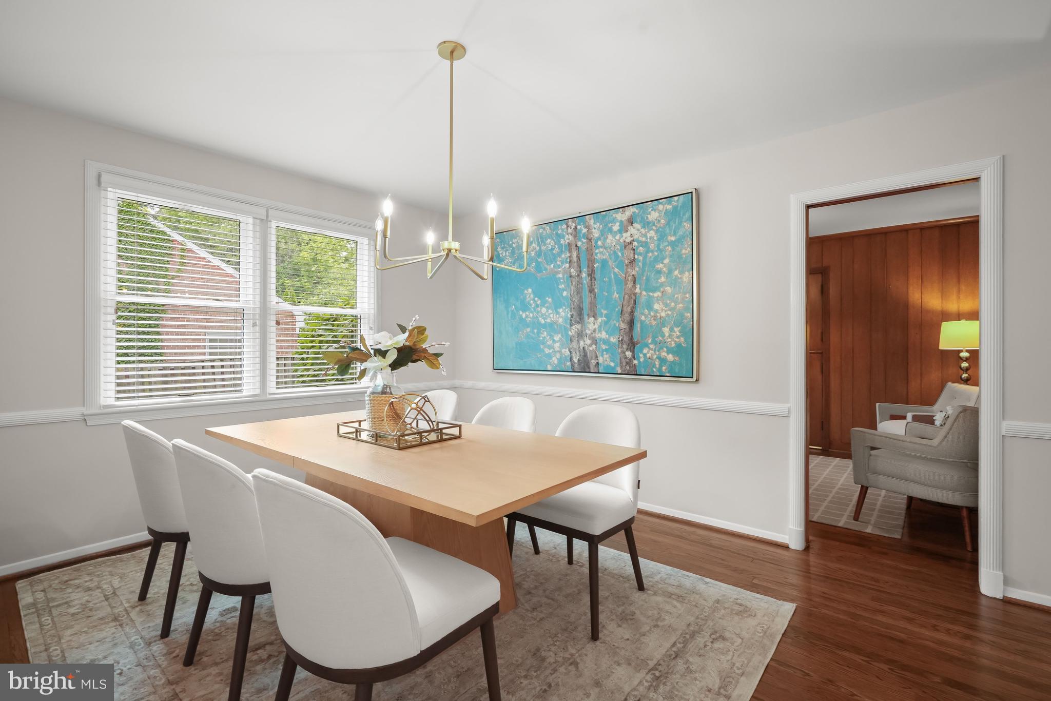 9210 Bardon Road Bethesda, MD 20814 - Photo 10 of 28 Dining Room to Den