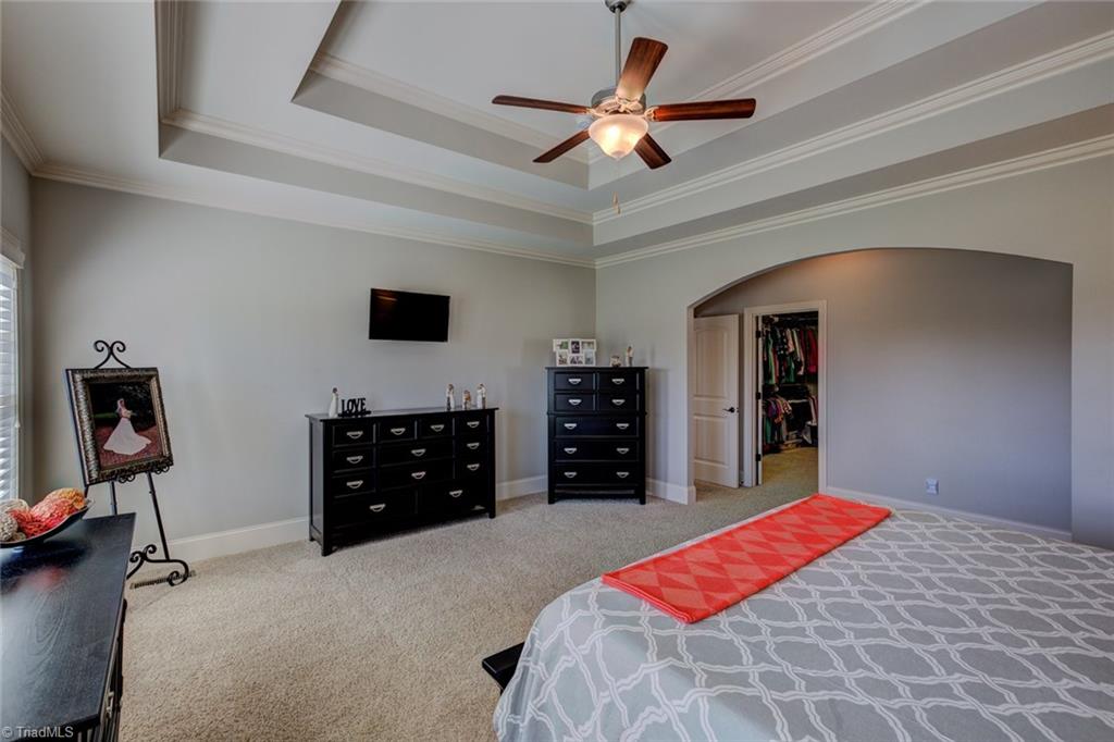 8889 Rymack Drive Oak Ridge, NC 27310 - Photo 14 of 30 Double trey ceiling detail