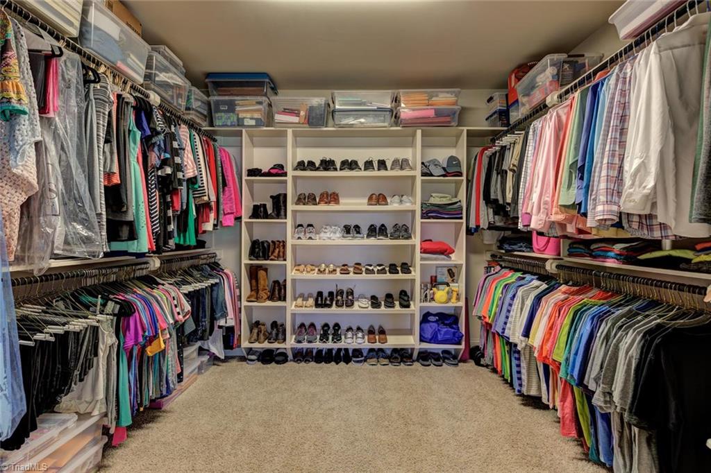 8889 Rymack Drive Oak Ridge, NC 27310 - Photo 15 of 30 HUGE master bedroom walk in closet!