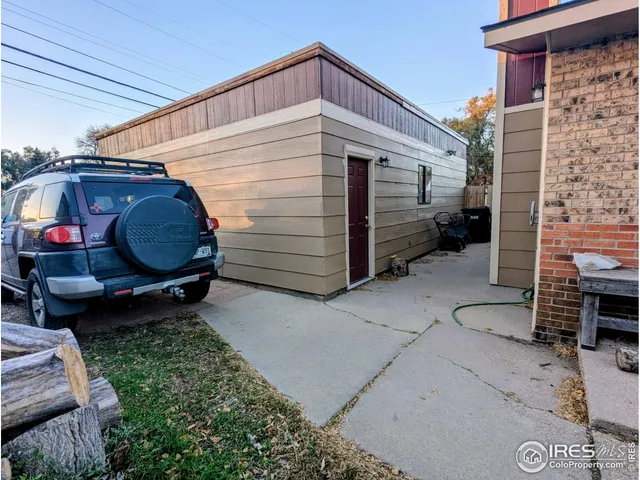 a view of a small house