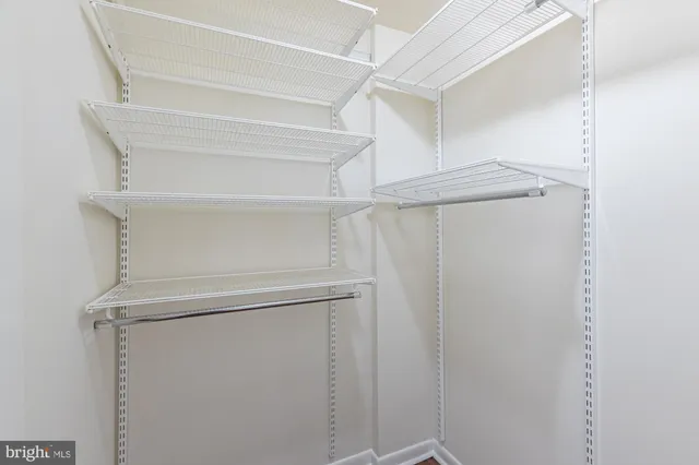 a view of walk in closet