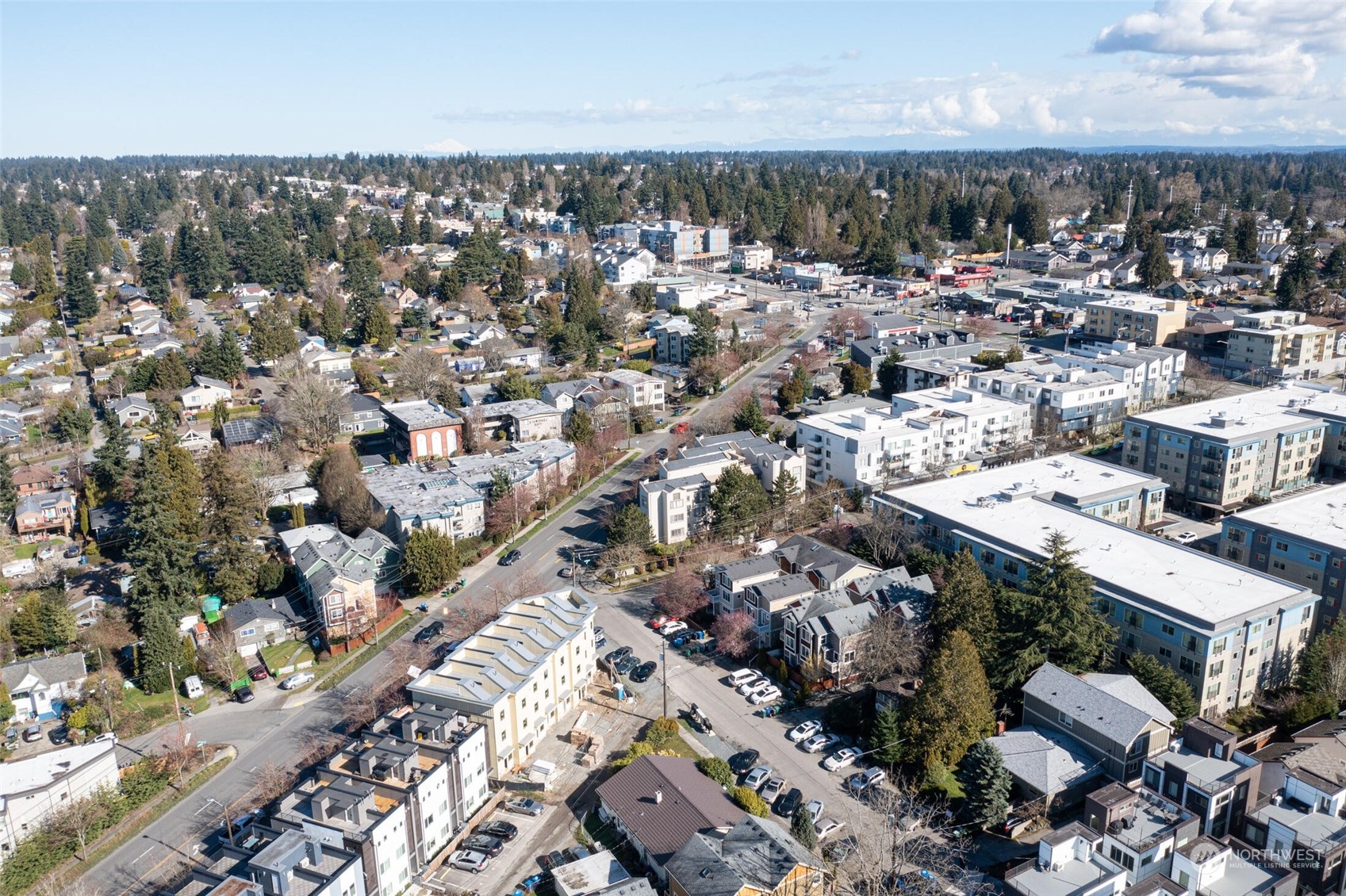 10170 Holman Road Northwest, Unit F Seattle, WA 98133 - Photo 21 of 22 an aerial view of a city