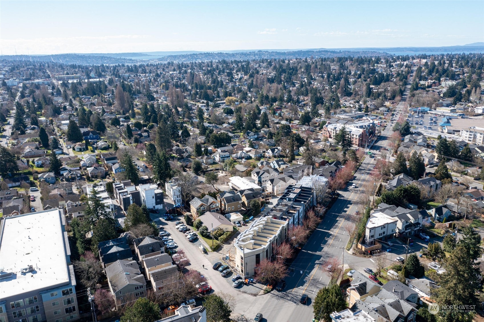 10170 Holman Road Northwest, Unit F Seattle, WA 98133 - Photo 22 of 22 an aerial view of multiple house