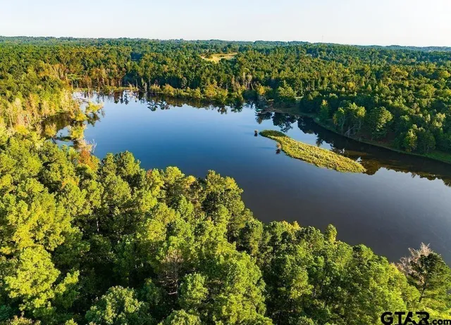 a view of a lake with a lake