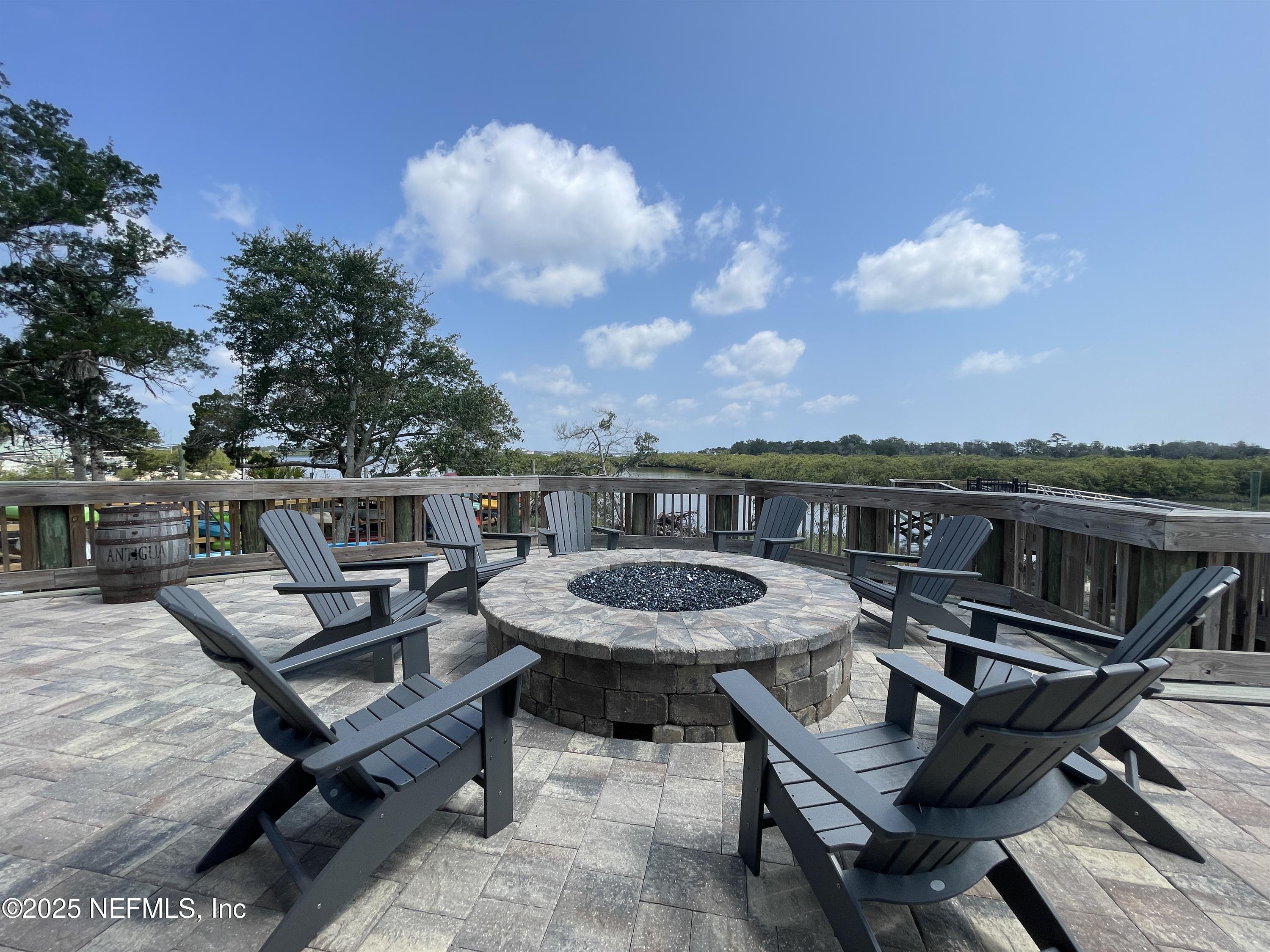 133 Leeward Island Drive St. Augustine, FL 32080 - Photo 46 of 48 a terrace with outdoor seating and city view