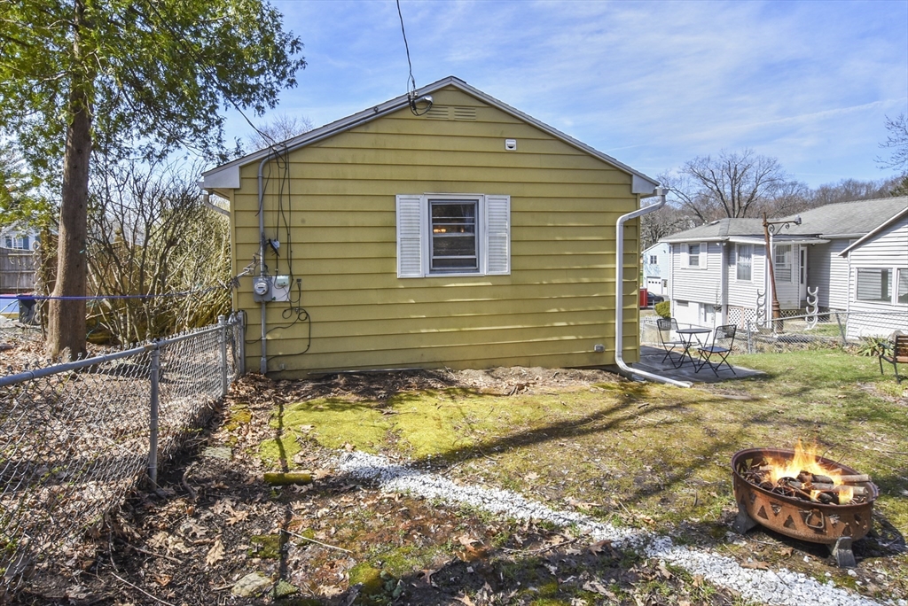 23 Harold Street Worcester, MA 01604 - Photo 5 of 32 a view of a backyard of the house