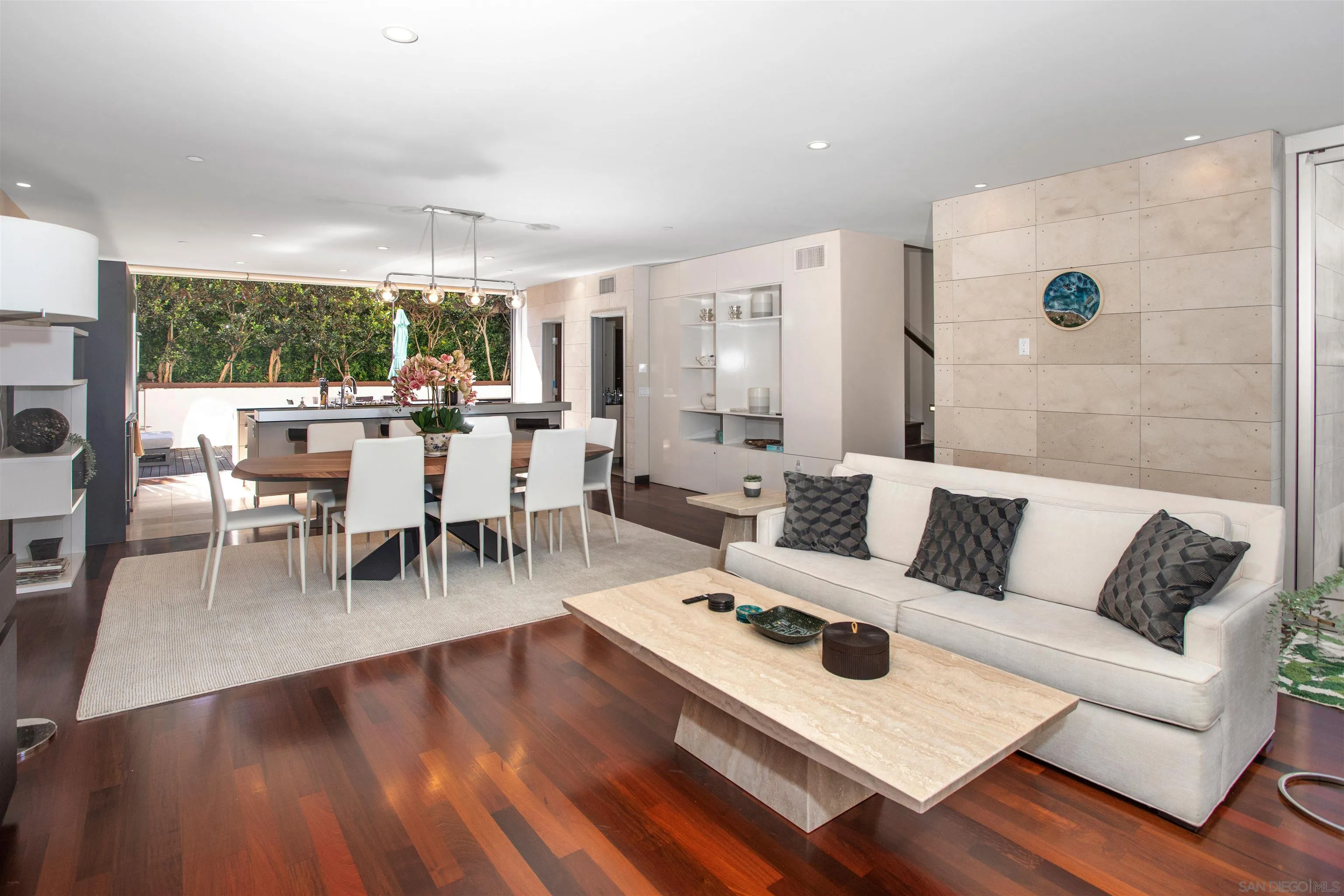 427 Ravina Street La Jolla, CA 92037 - Photo 2 of 36 a living room with furniture and a large window