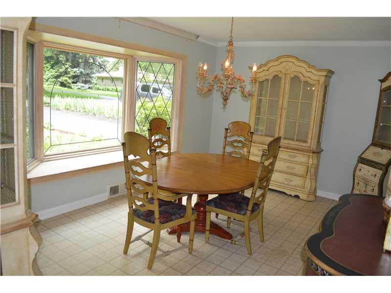 832 Ridgeview Drive Mt. Lebanon, PA 15228 - Photo 9 of 23 Dining Room. A view of the dining room with Pella bay window