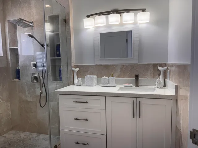 a view of a small space