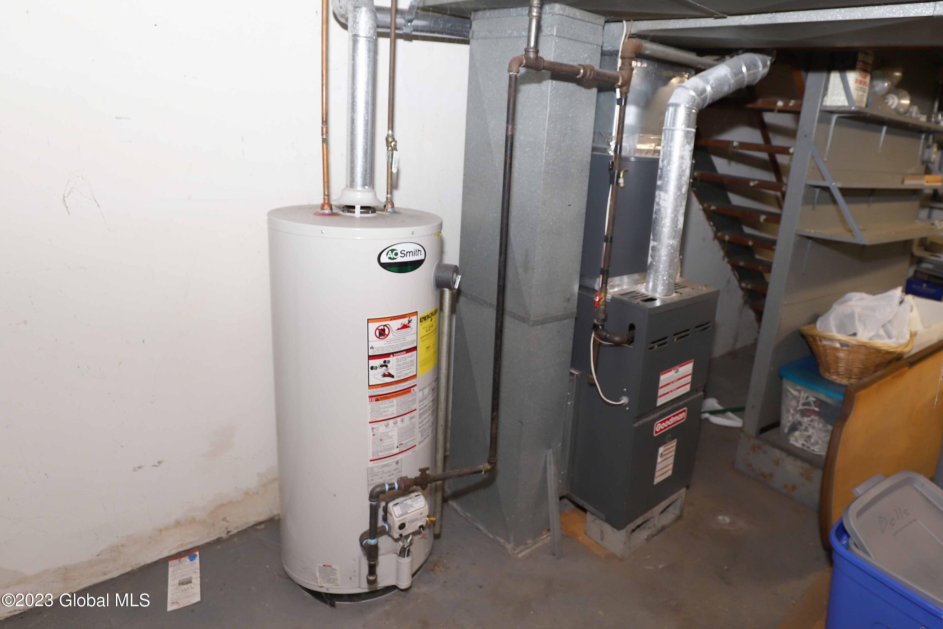 223 B Osborne Road Colonie, NY 12205 - Photo 17 of 25 Hot water tank and furnace