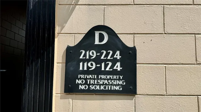 a close up of a door