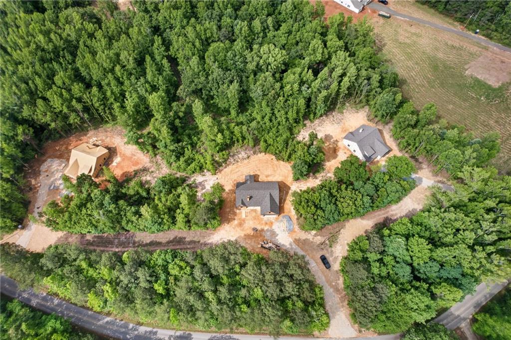 423 Relay Road Silver Creek, GA 30173 - Photo 39 of 48 an aerial view of a house with a yard basket ball court and outdoor seating