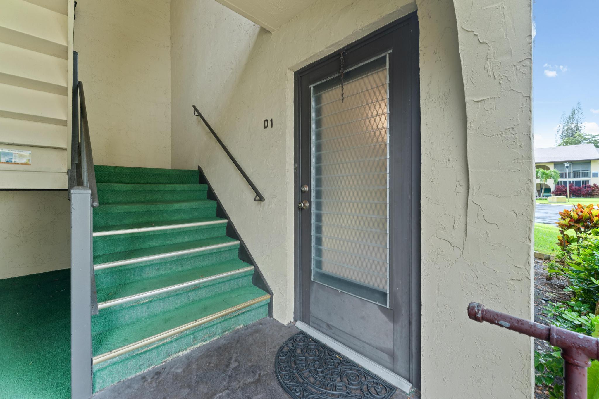 341 Pine Ridge Circle, Unit D1 Greenacres, FL 33463 - Photo 3 of 28 Front Door