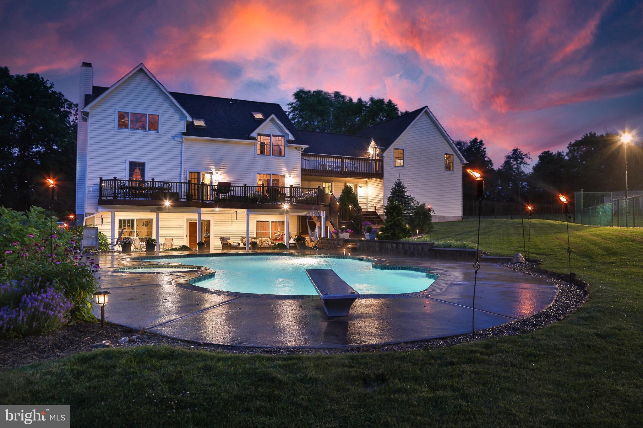 1126 Sweetbriar Road Perkasie, PA 18944 - Photo 2 of 51 Exterior Back Evening View