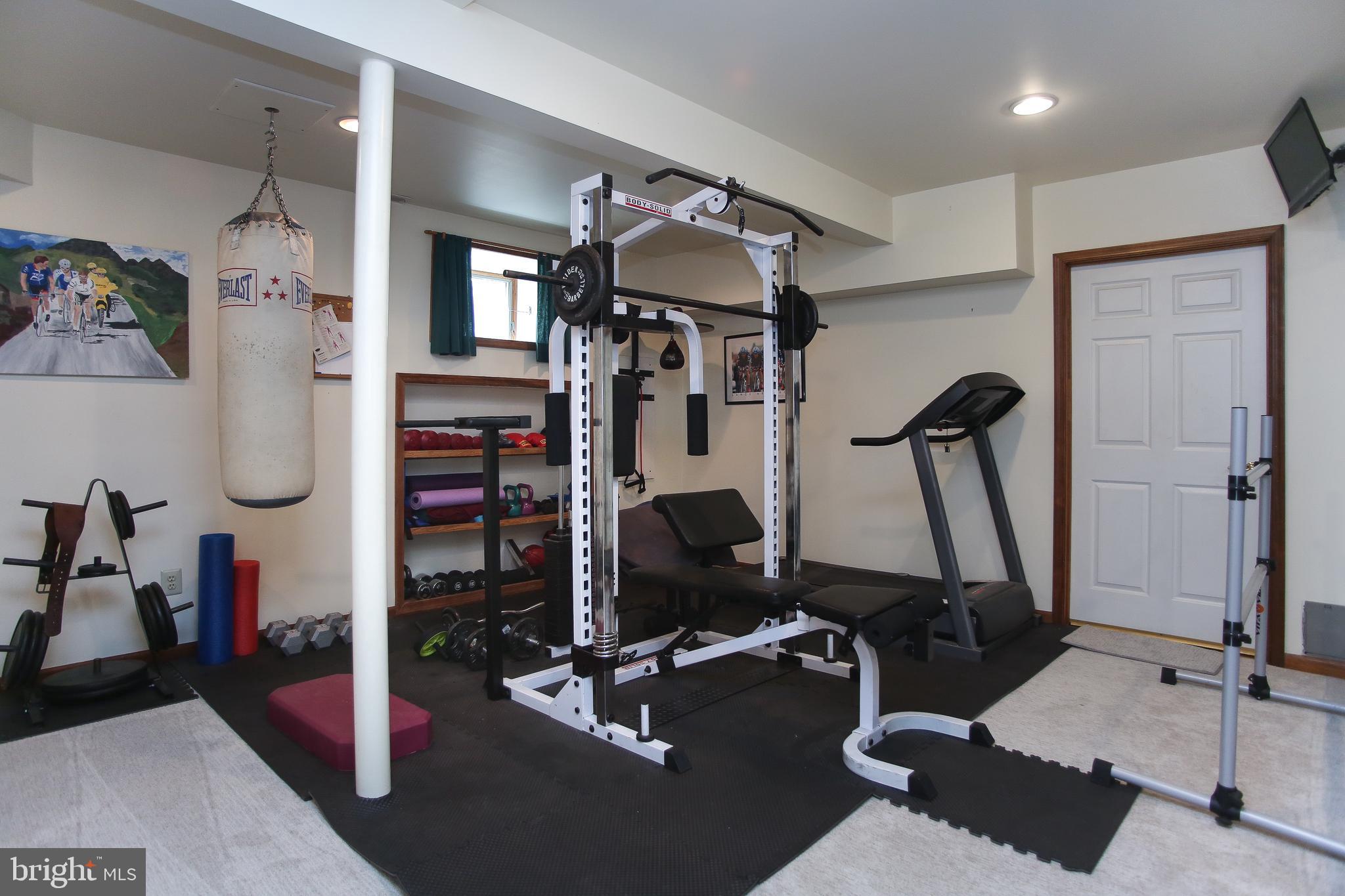 1126 Sweetbriar Road Perkasie, PA 18944 - Photo 31 of 51 Lower Level Gym/Workout space