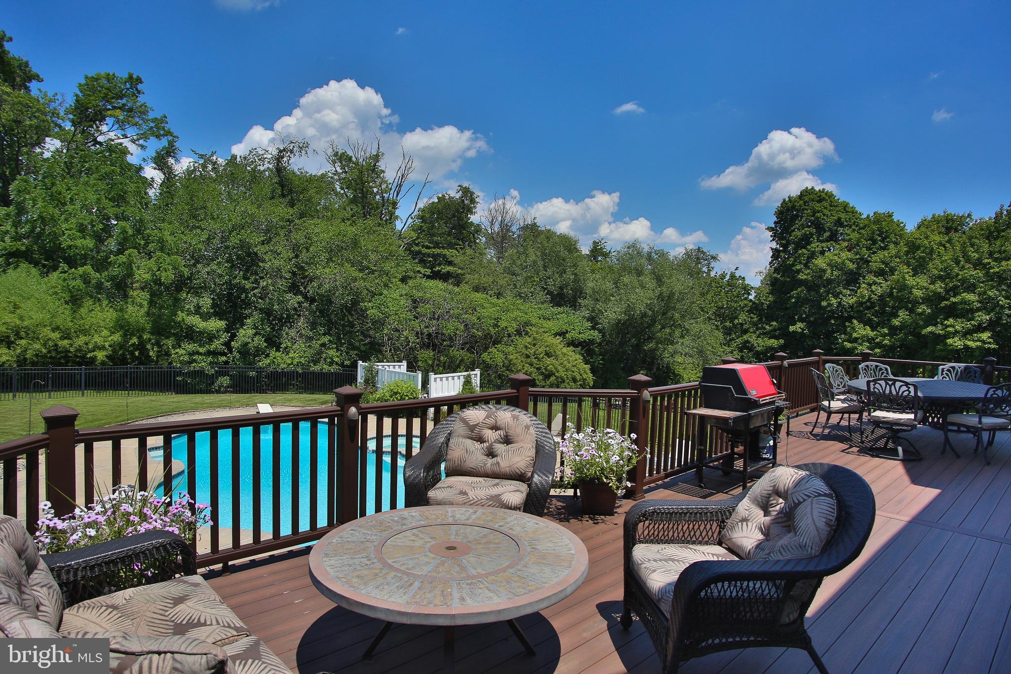 1126 Sweetbriar Road Perkasie, PA 18944 - Photo 39 of 51 Deck Overlooking Rear Yard