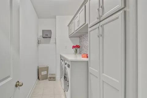 a room with storage and utility