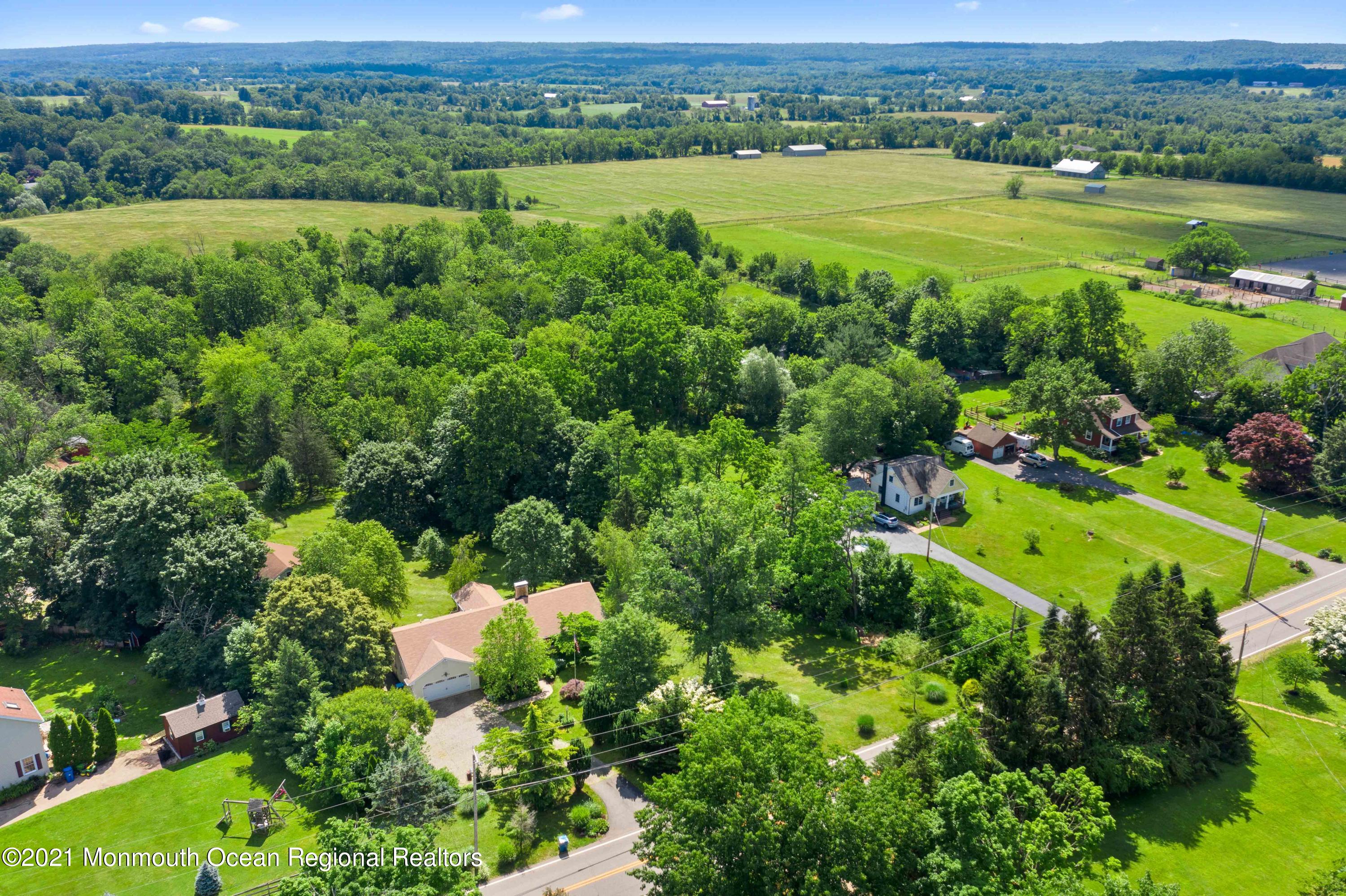 142 Manners Road Flemington, NJ 08822 - Photo 3 of 38 an aerial view of a houses with outdoor space and street view