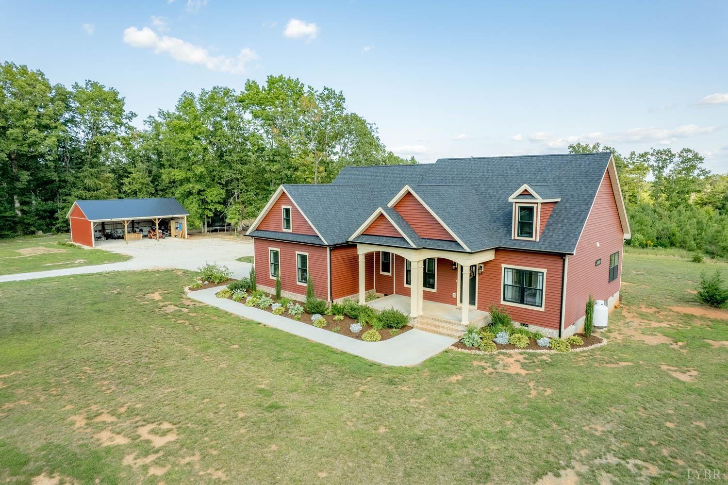 5972 Promise Land Road Appomattox, VA 24522 - Photo 66 of 84 front view of a house with a yard