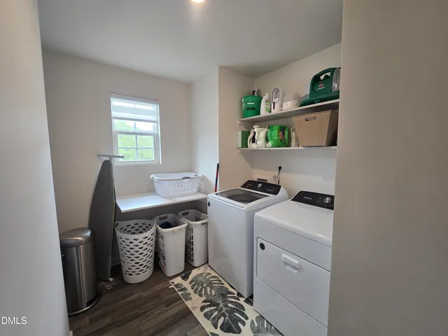 a room with storage and utility