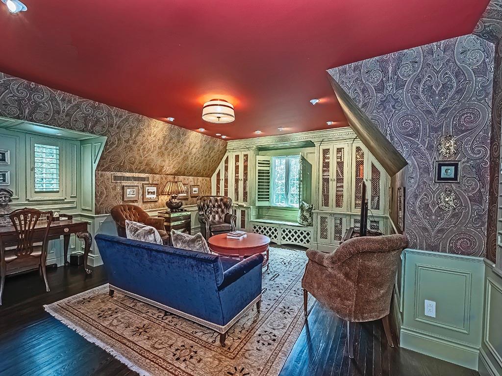 1174 Washington Road Pittsburgh, PA 15228 - Photo 24 of 47 a living room with furniture and a fireplace