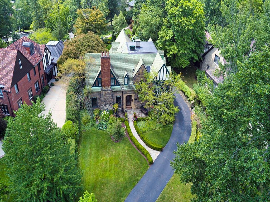 1174 Washington Road Pittsburgh, PA 15228 - Photo 38 of 47 an aerial view of house with yard