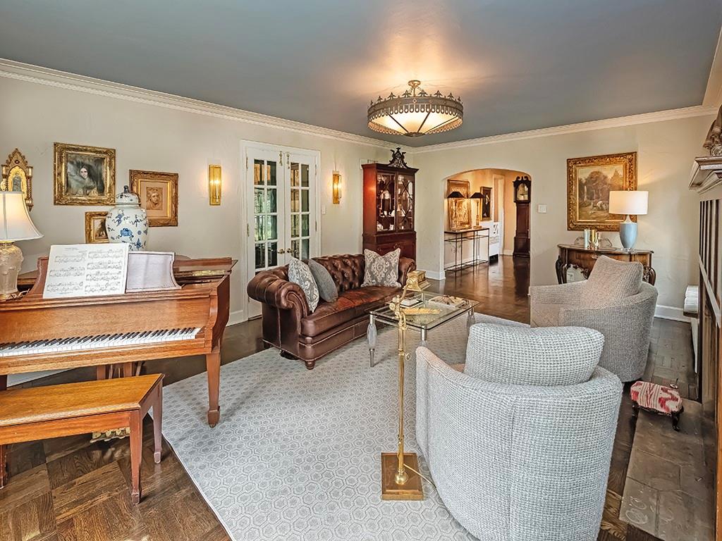 1174 Washington Road Pittsburgh, PA 15228 - Photo 47 of 47 a living room with furniture and a chandelier