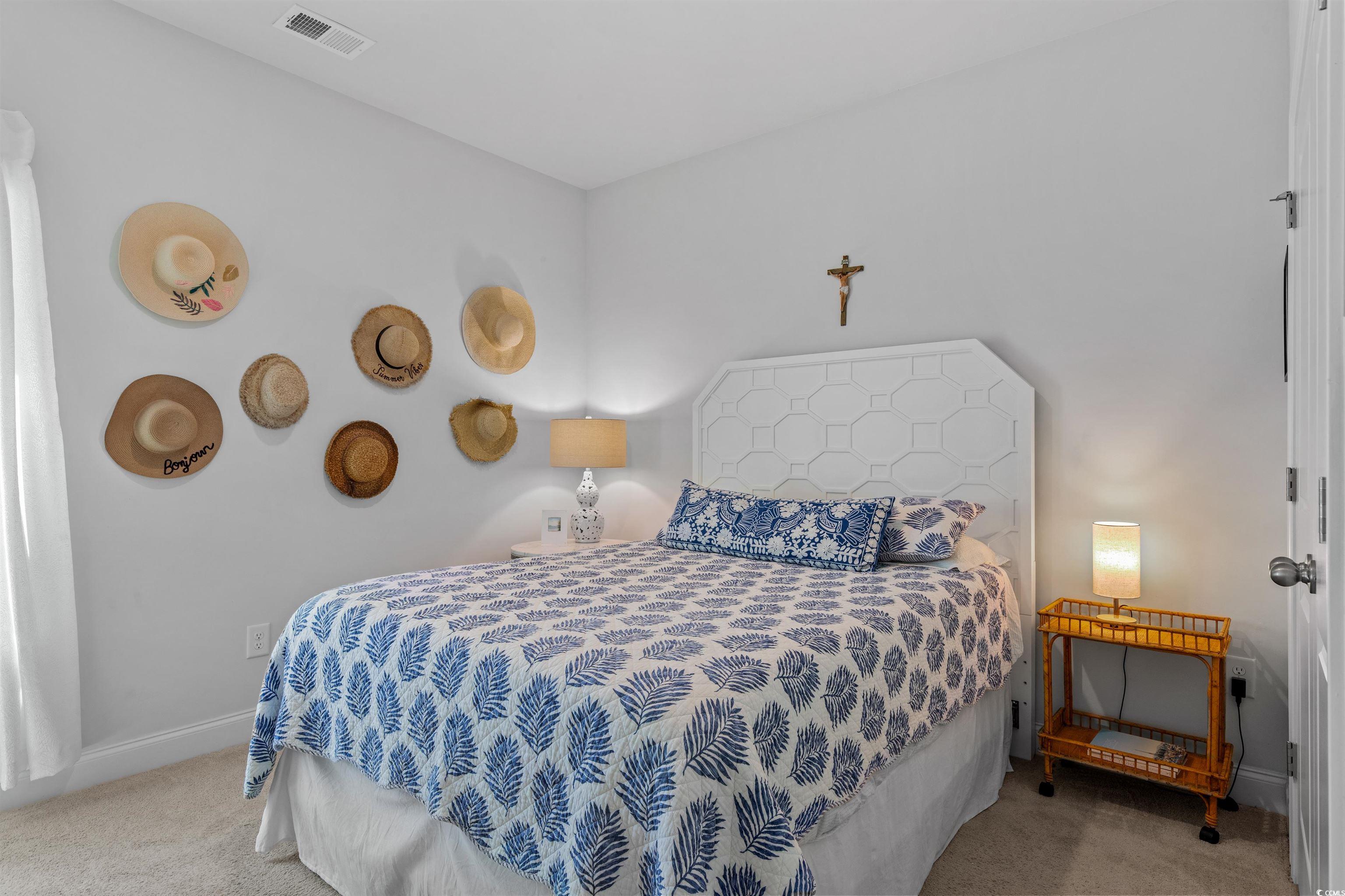 2464 Rock Dove Road Myrtle Beach, SC 29577 - Photo 21 of 34 Bedroom with carpet flooring, baseboards, and visible vents