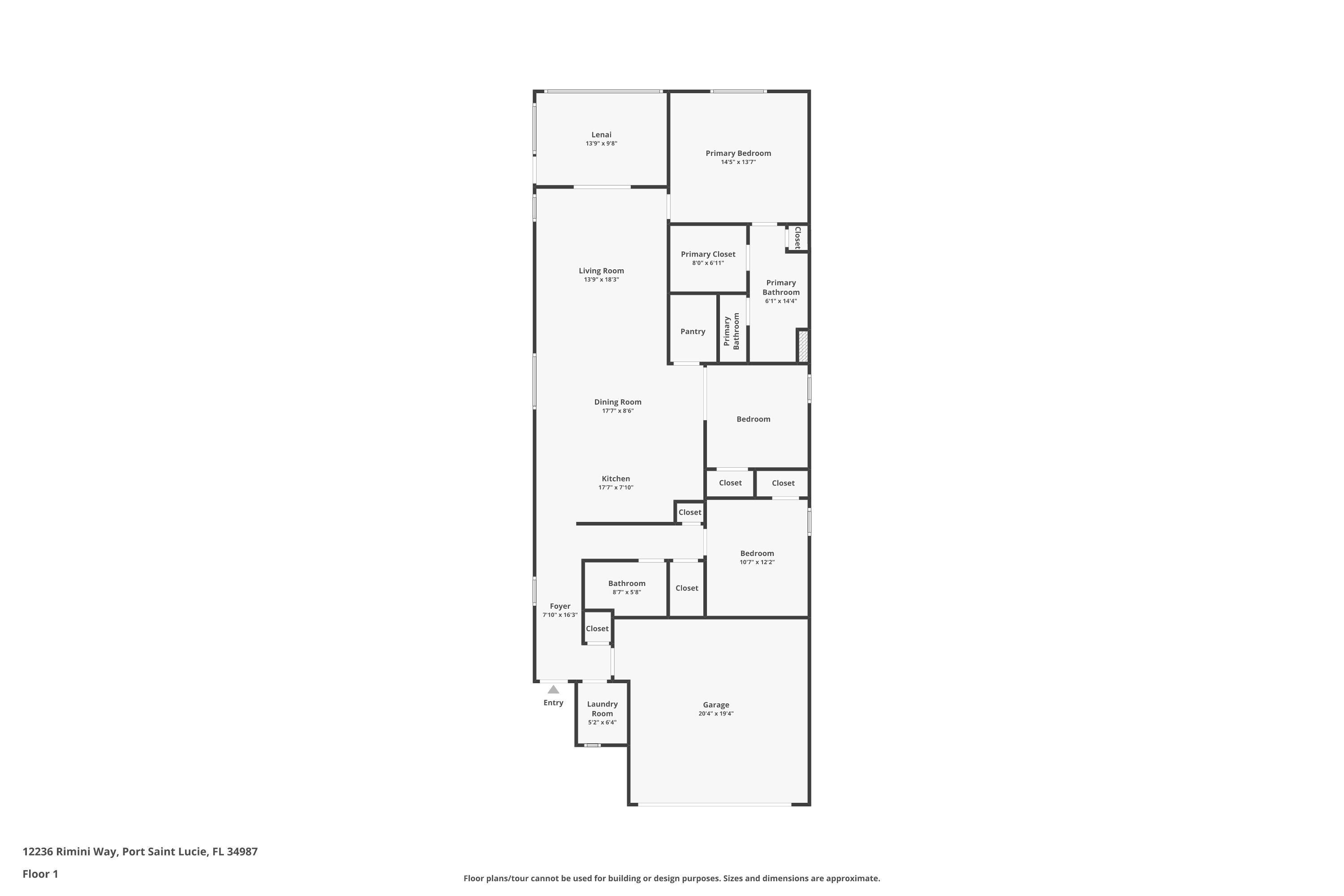 12236 Rimini Way Port St. Lucie, FL 34987 - Photo 43 of 43 rimini floor plan