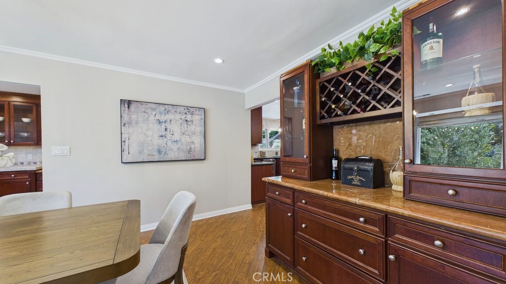340 Toyon Road Sierra Madre, CA 91024 - Photo 19 of 60 View of dining area as seen from the main entry into the home