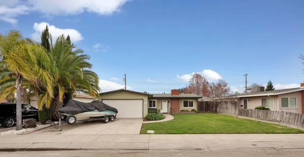 a view of a house with a patio