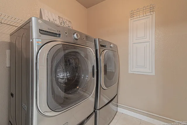 a view of a room with empty racks