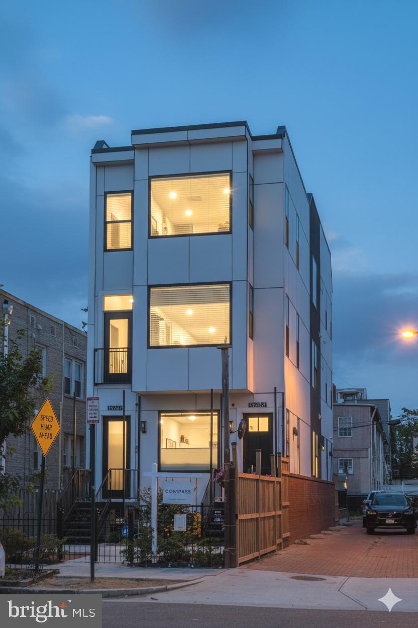 1528 Oates Street Northeast, Unit A Washington, DC 20002 - Photo 26 of 34 (virtually enhanced twilight image)