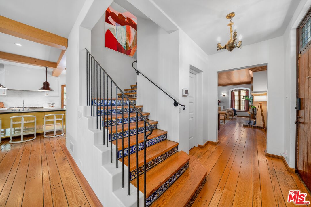 4124 Dundee Drive Los Angeles, CA 90027 - Photo 8 of 54 a view of entryway and hall with wooden floor