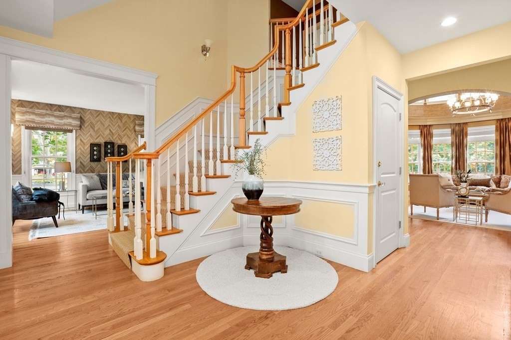 1 Fairbanks Road Lexington, MA 02421 - Photo 8 of 42 a view of entryway and hall with wooden floor