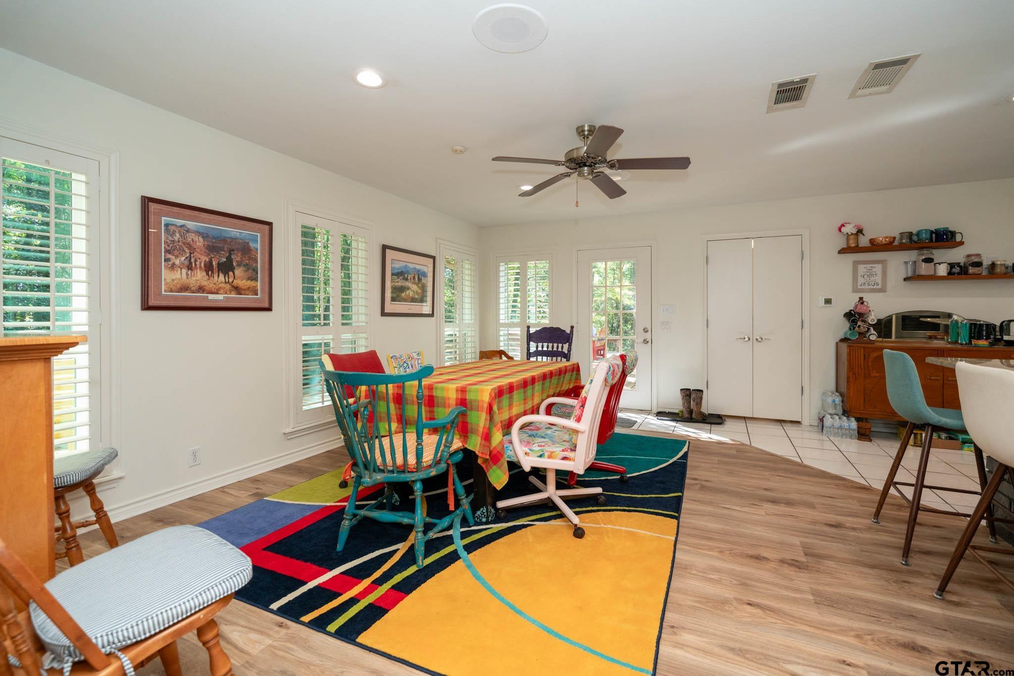 431 Gifford Street Rusk, TX 75785 - Photo 13 of 48 a living room with furniture a flat screen tv and a window