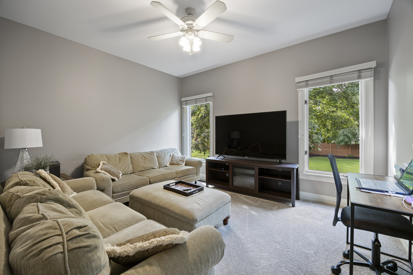 2177 Red Maple Lane Aurora, IL 60502 - Photo 15 of 40 a living room with furniture and a flat screen tv