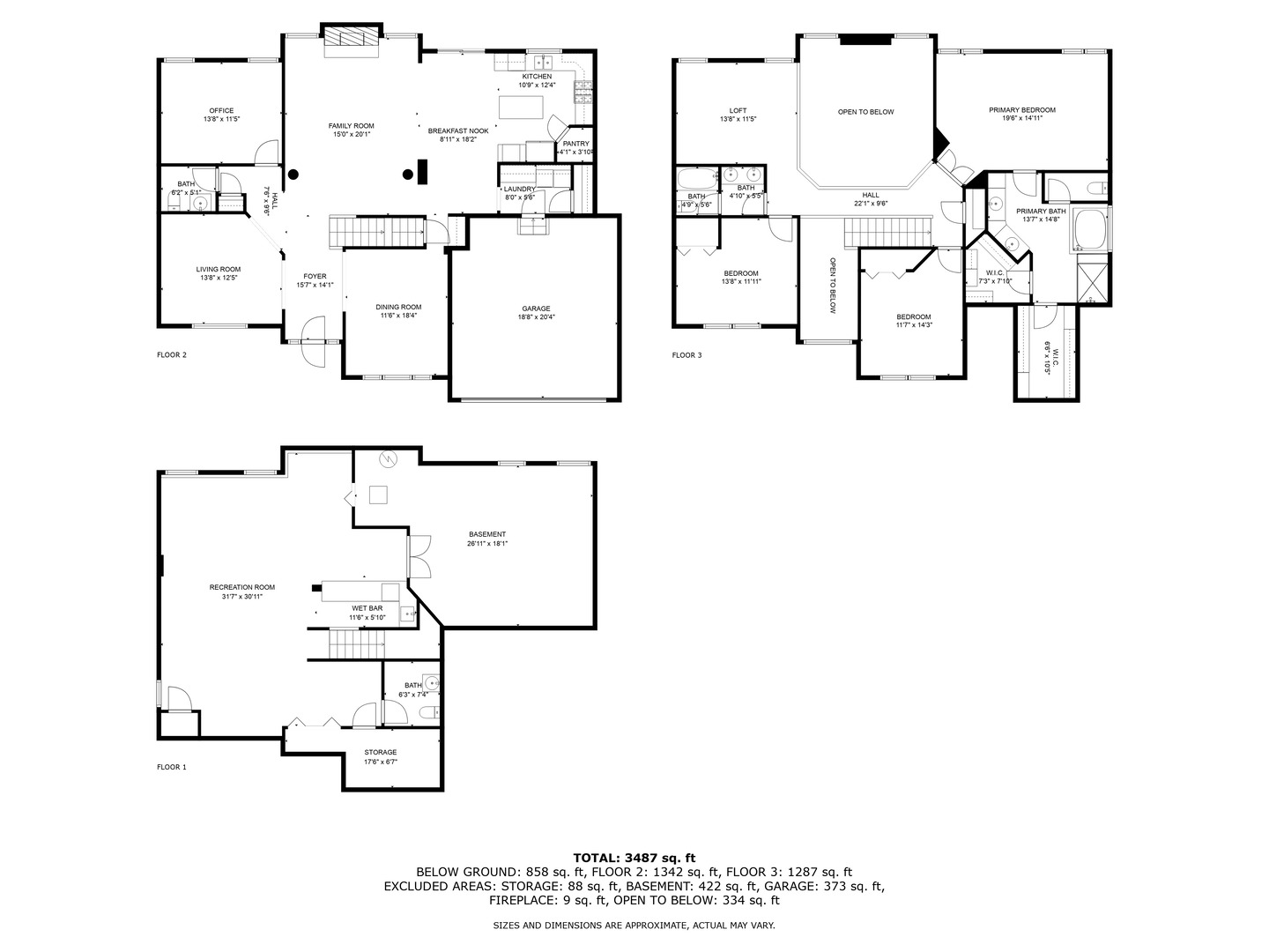 2177 Red Maple Lane Aurora, IL 60502 - Photo 38 of 40 a picture of floor plan