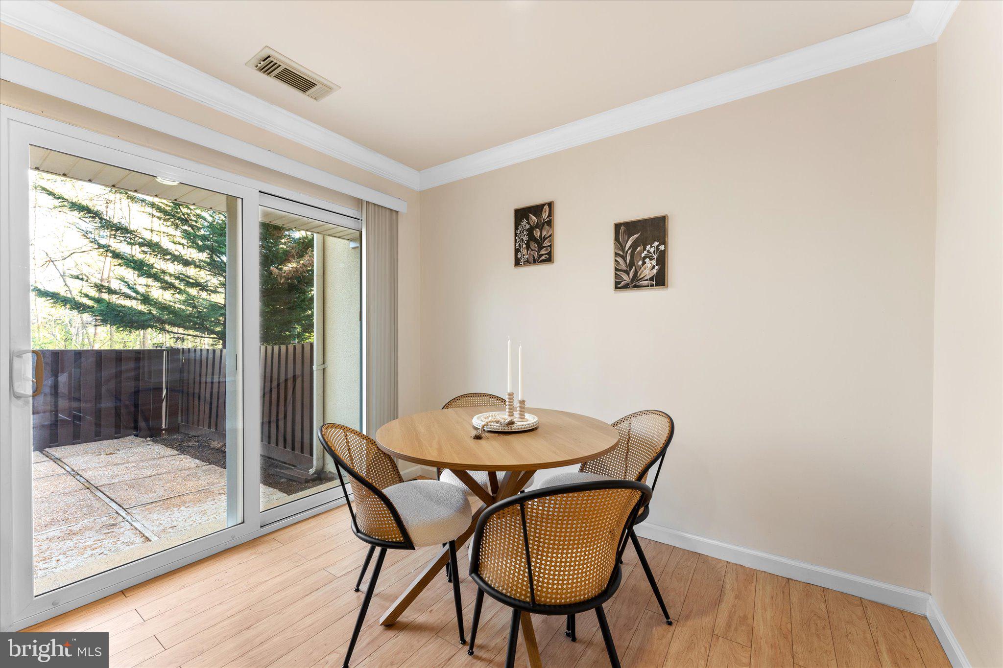 2231 Southgate Square Reston, VA 20191 - Photo 16 of 36 a dining room with furniture and wooden floor