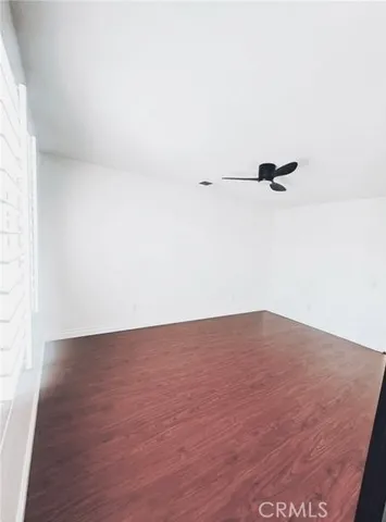 a view of a room with an empty space