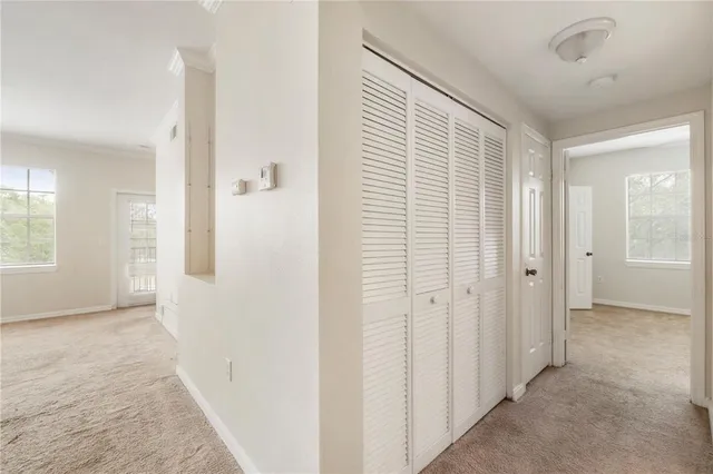 a view of a bathroom with a shower