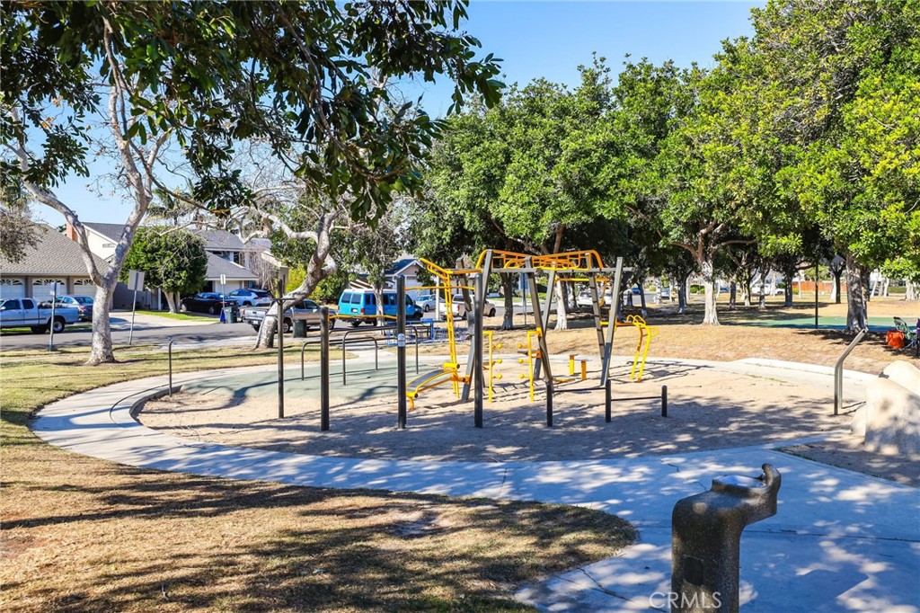 1810 Tanager Drive Costa Mesa, CA 92626 - Photo 45 of 55 a view of a swimming pool with a patio