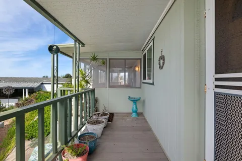 a view of balcony and deck