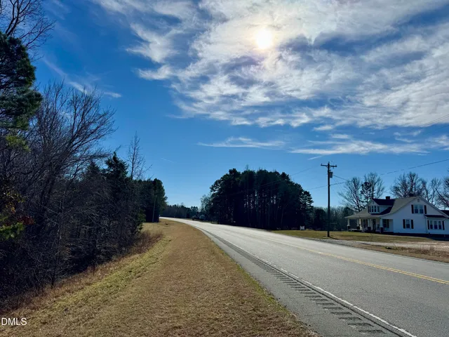 a view of an outdoor space with a street